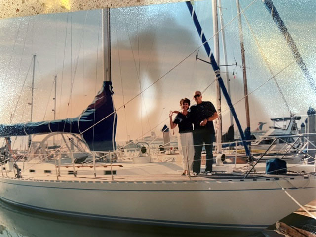 photo on sailboat