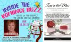 Inside the Romance Buzz Hosted by Nina Crespo, Val Clarizio, and Gail Chianese featuring authors Leslie Hachtel, Tracey Livesay, Lisa Kessler, Shirley Jump, Sharon Sala, and Lucy Farago.